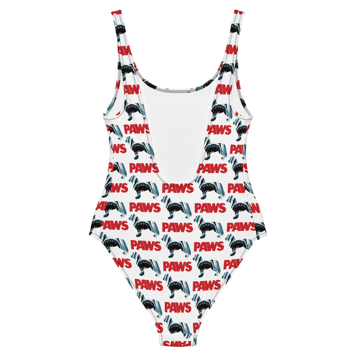 "PAWS" One-Piece Swimsuit