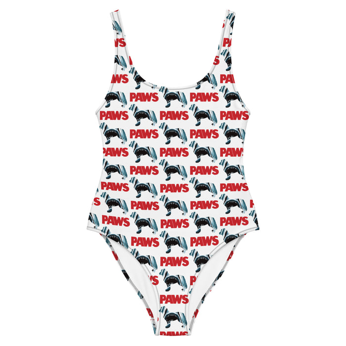 "PAWS" One-Piece Swimsuit