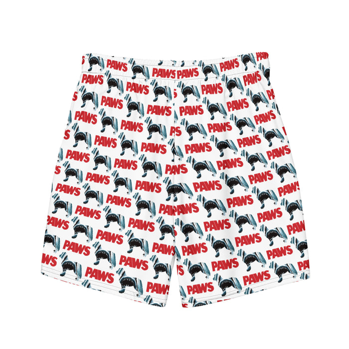 "PAWS" Swim Trunks