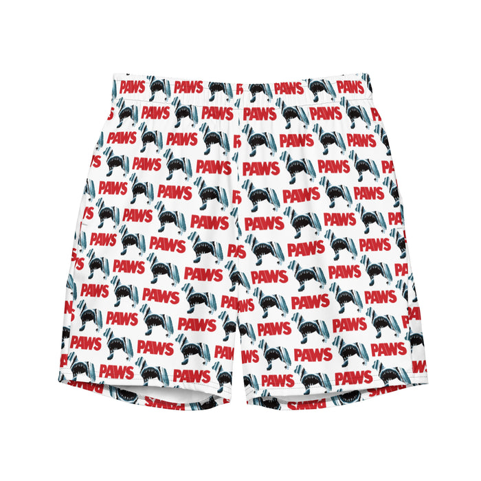 "PAWS" Swim Trunks