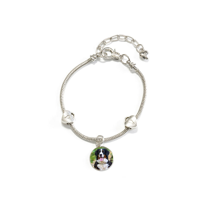 Charm Bracelet with Your Dog's Photo