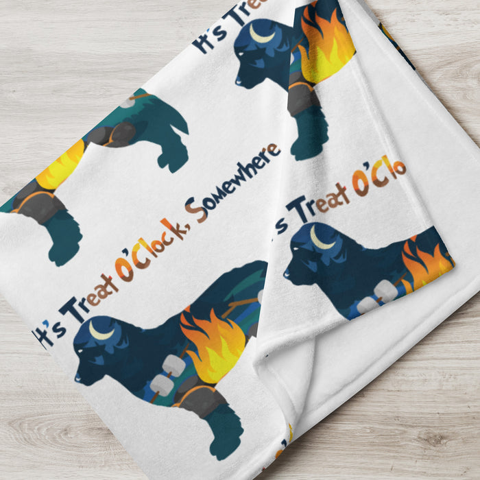 Treat O'Clock Throw Blanket